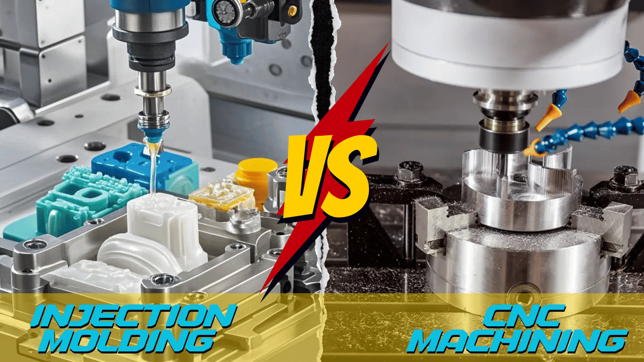 Injection Molding vs CNC Machining