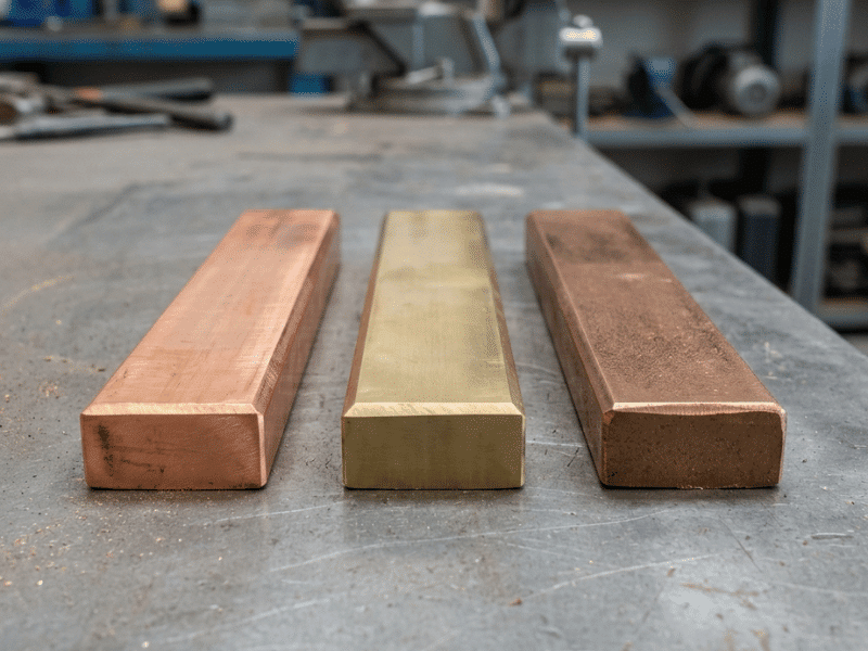 Brass vs Bronze vs Copper