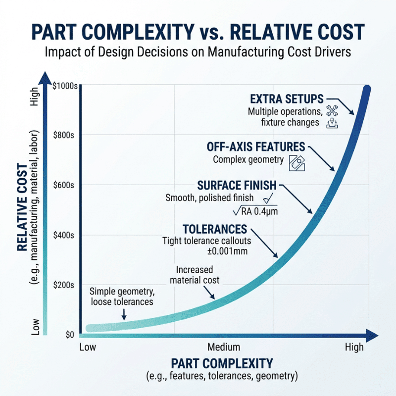 CNC Turning Cost Vs Complexit CNC Turning Cost Vs Complexit