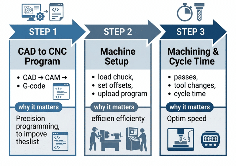 CNC Turning Process Flow CNC Turning Process Flow