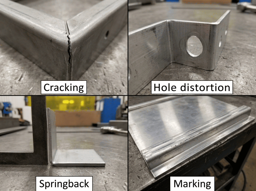 Four common sheet metal bending defects Four common sheet metal bending defects