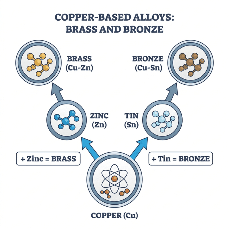copper brass bronze family diagram copper brass bronze family diagram