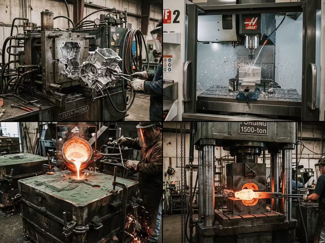 Die casting versus other processes Die casting versus other processes