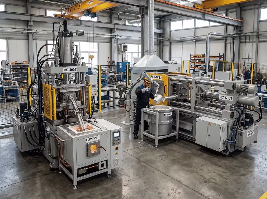 Hot chamber and cold chamber machines Hot chamber and cold chamber machines