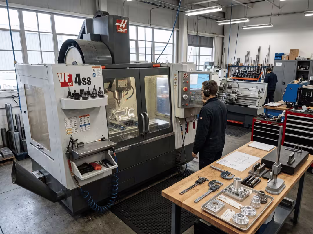 Precision CNC machining shop