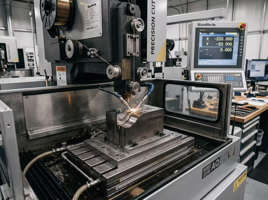 Wire EDM machining Wire EDM machining