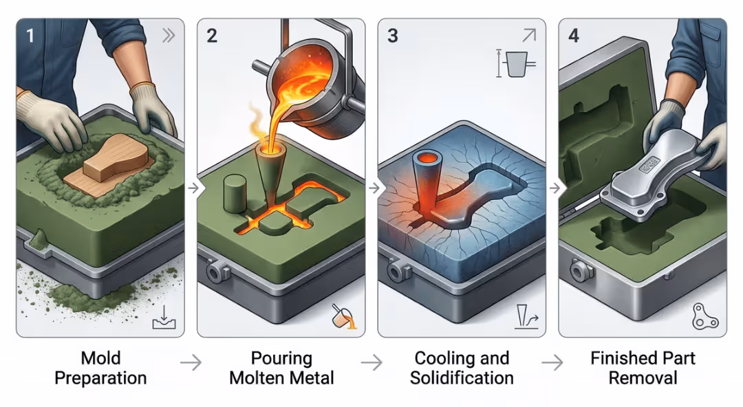 casting process steps casting process steps