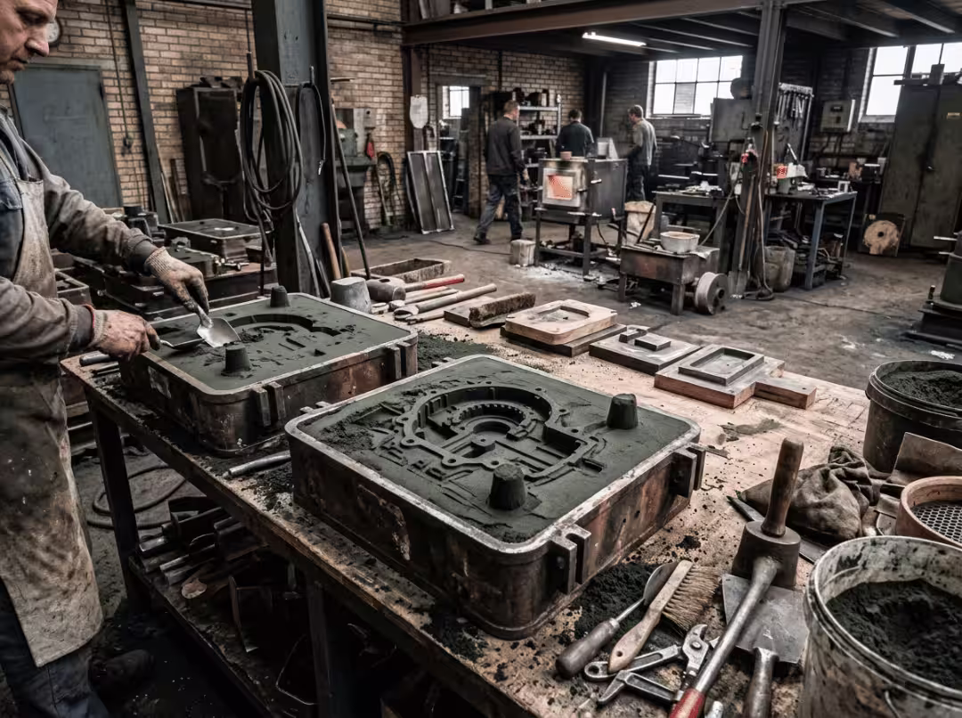 sand casting mold sand casting mold