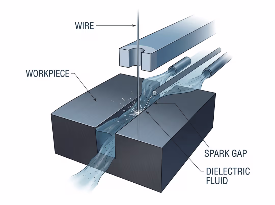 wire EDM process diagram wire EDM process diagram