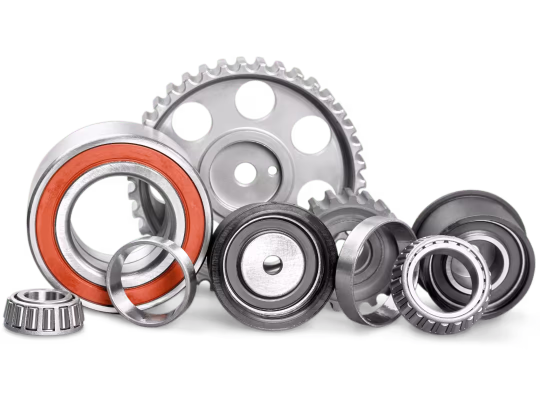 Different gear types side by side Different gear types side by side
