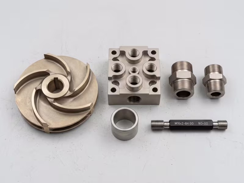 Electroless nickel plated threaded fittings and parts Electroless nickel plated threaded fittings and parts