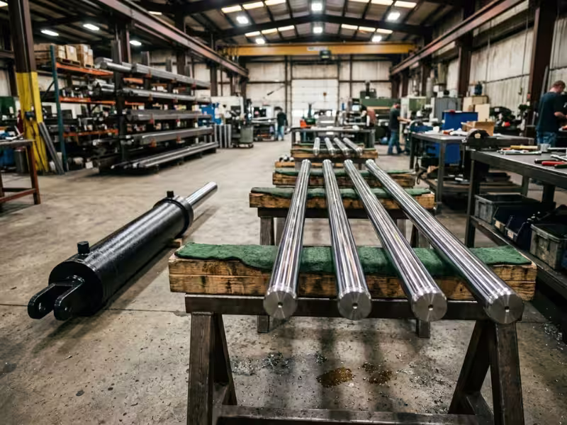 Hard chrome plated hydraulic cylinder rods Hard chrome plated hydraulic cylinder rods