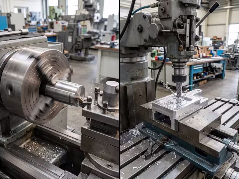 Turned shaft on a lathe versus milled bracket Turned shaft on a lathe versus milled bracket
